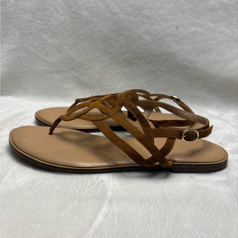 Market & Spruce Women's Irene Strappy Sandal  Cognac Size US: 10 - Picture 3 of 7